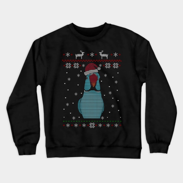 blue alexandrine ugly christmas Crewneck Sweatshirt by FandomizedRose